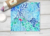 Lilly Inspired Roar of the Seas Pattern Adhesive Vinyl L047